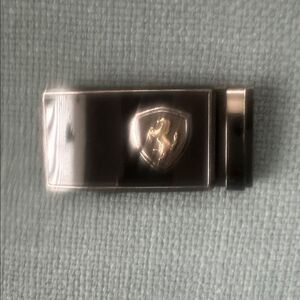 Scuderia Ferrari Black Men’s Belt Buckle